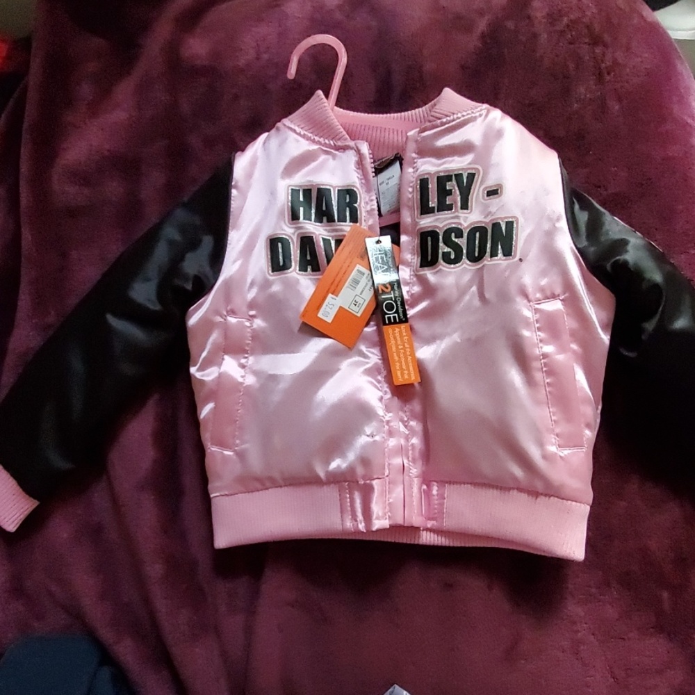 Harley davidson girls jacket